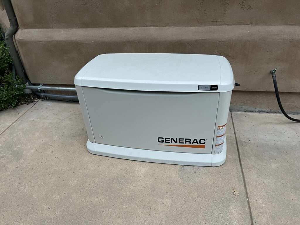 Generac generator installation