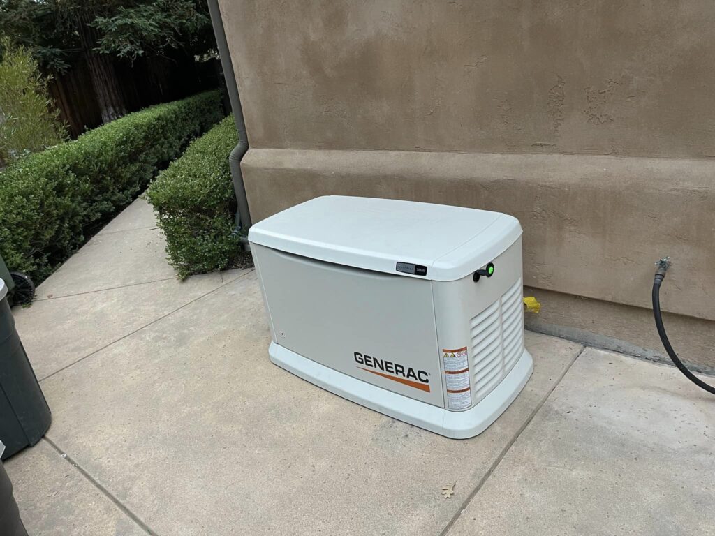 Generac emergency generator installation